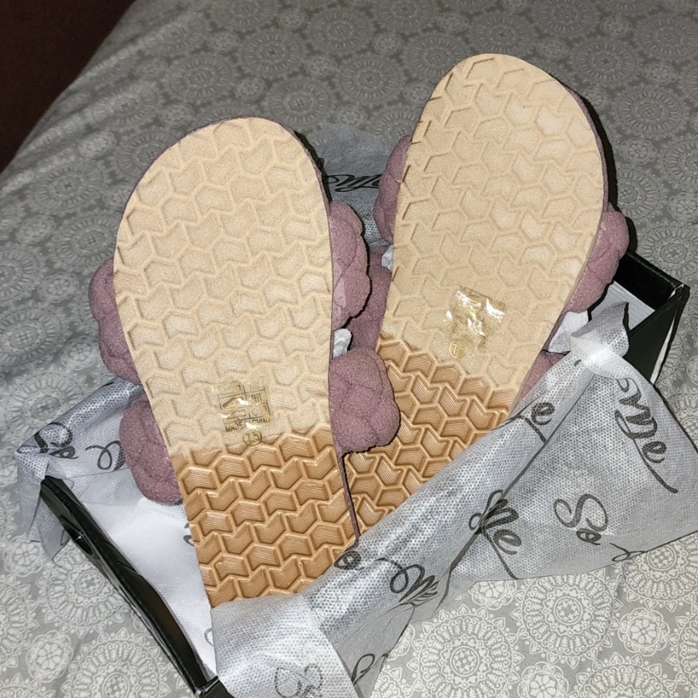 So Me Mauve-Pink Slide Sandals, NWT! Size 7.5 - Picture 6 of 8